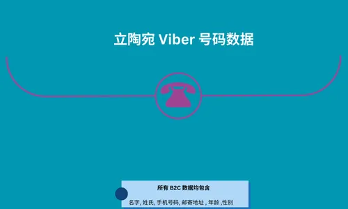 立陶宛 Viber 号码数据
