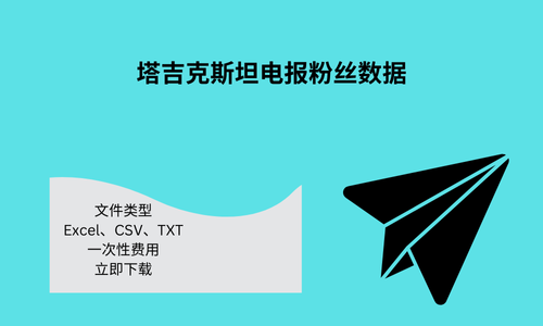 塔吉克斯坦电报粉丝数据