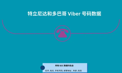 特立尼达和多巴哥 Viber 号码数据