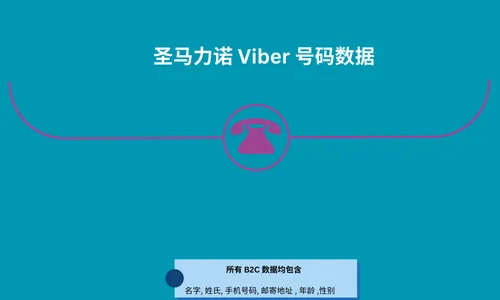 圣马力诺 Viber 号码数据