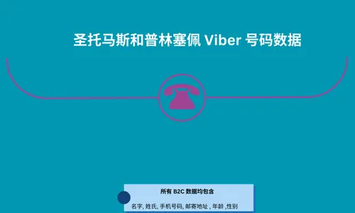 圣托马斯和普林塞佩 Viber 号码数据