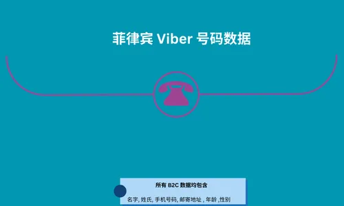 菲律宾 Viber 号码数据