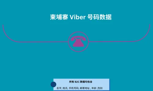 柬埔寨 Viber 号码数据