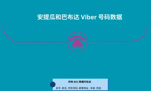 安提瓜和巴布达 Viber 号码数据